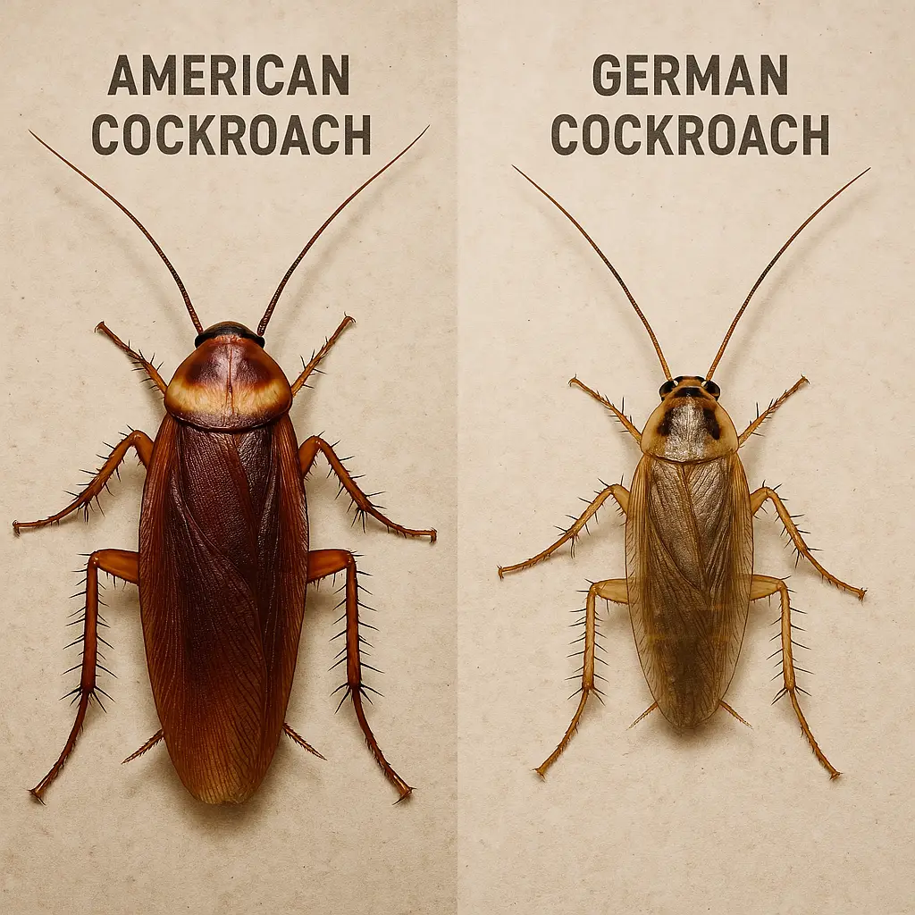 German Cockroaches vs American Cockroaches: Key Differences & Control