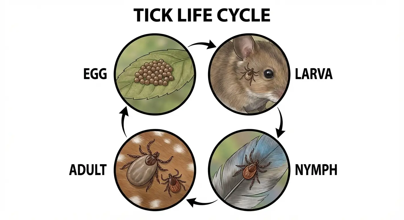 Tick Lifespan and Life Cycle Growth Stages