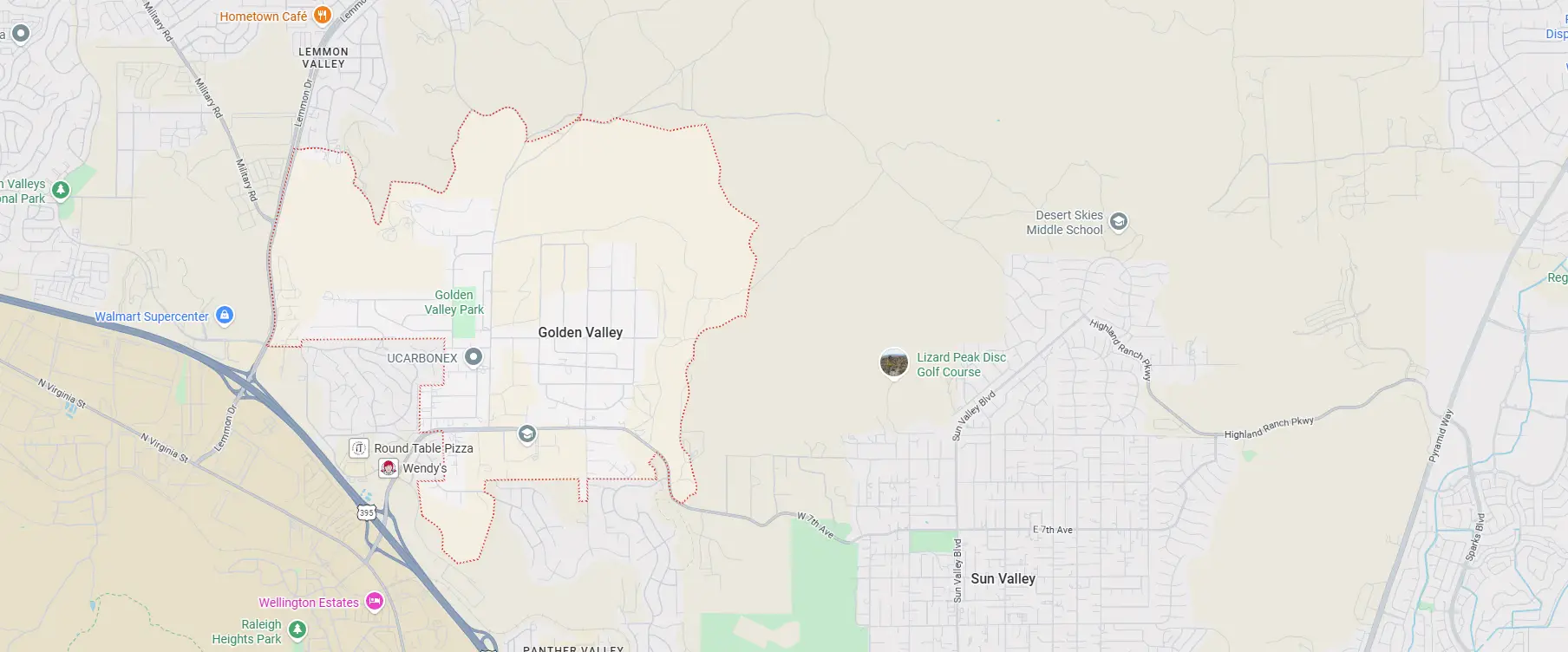 Pest control services in Golden Valley, NV