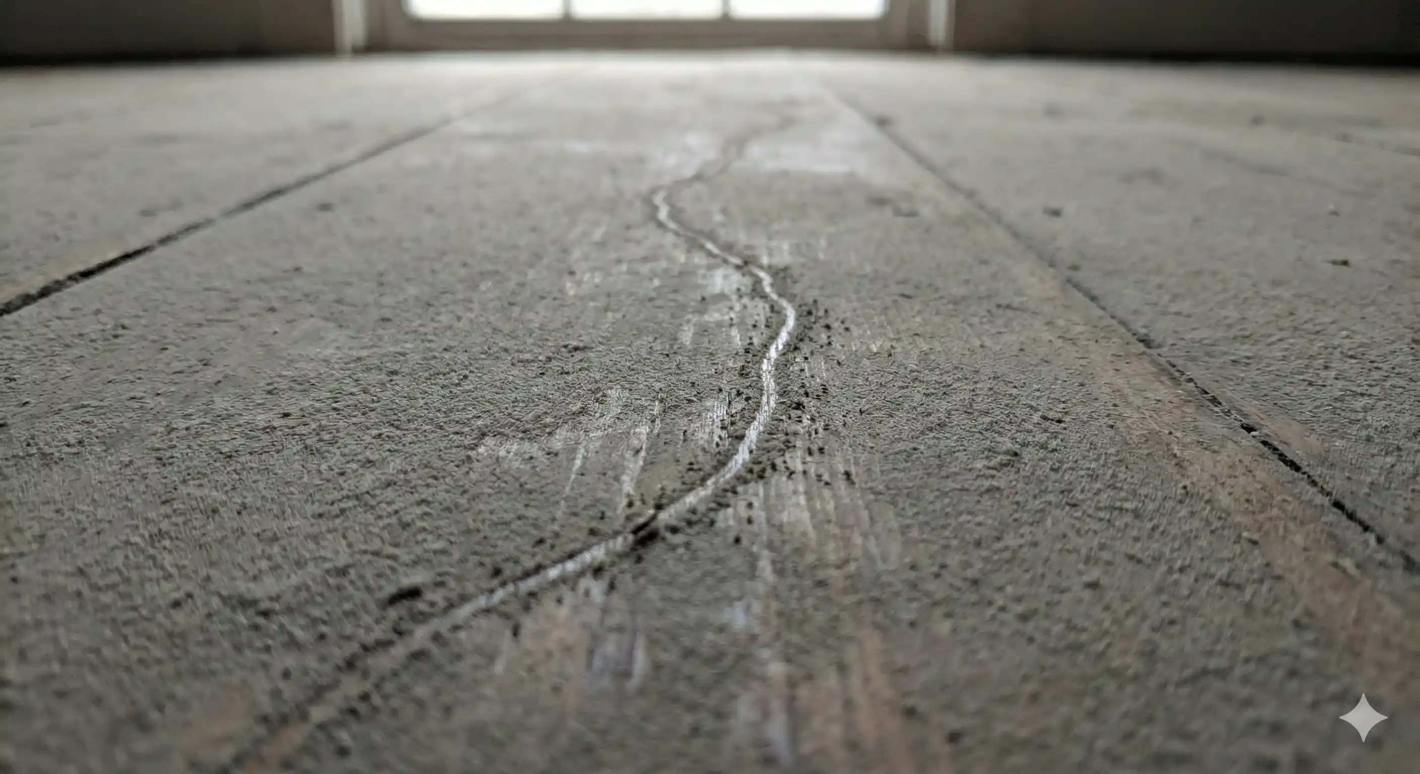 Smear marks on wall indicating American cockroach movement patterns