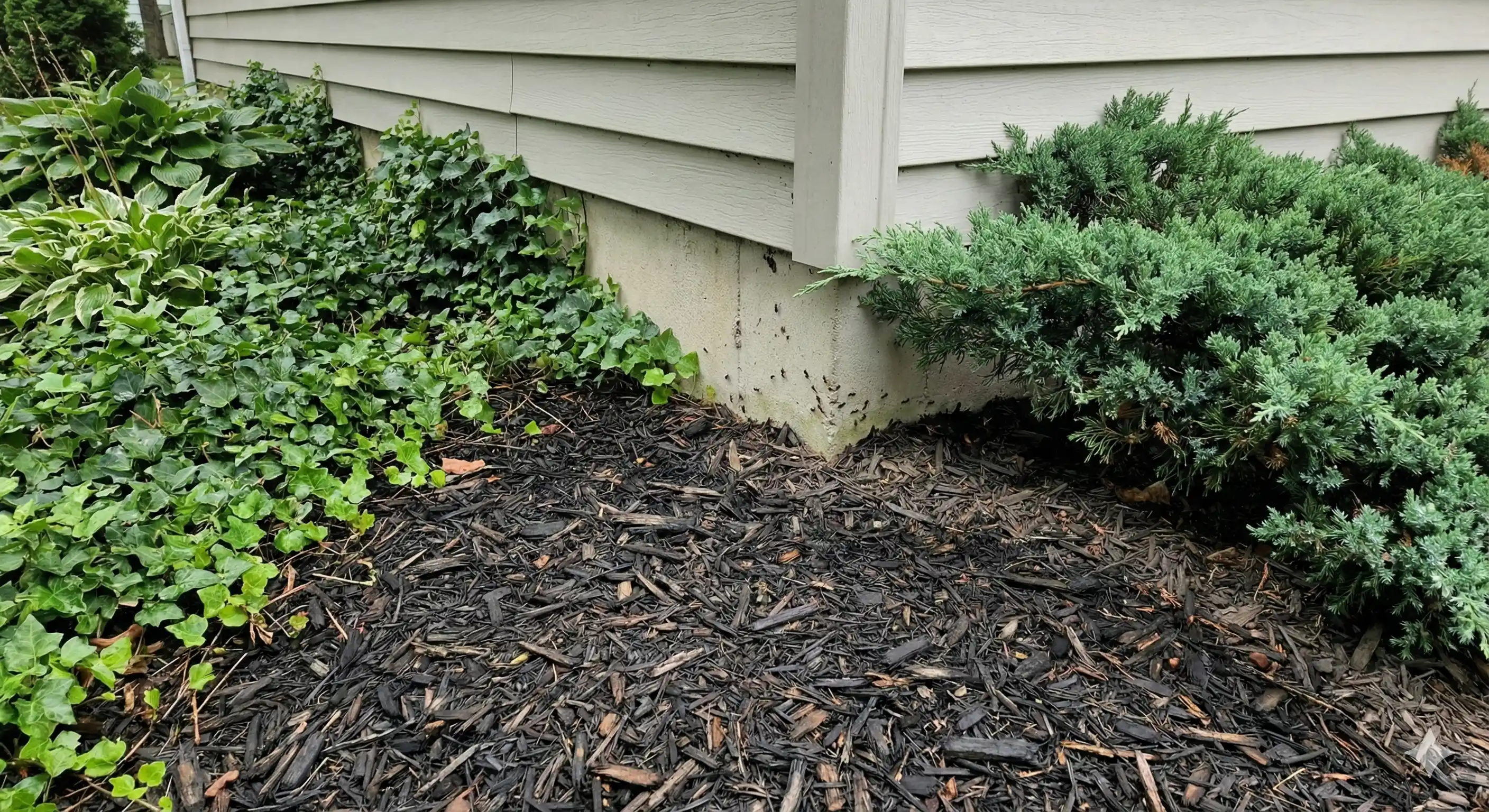 Landscape features providing harborage for Argentine ant colonies