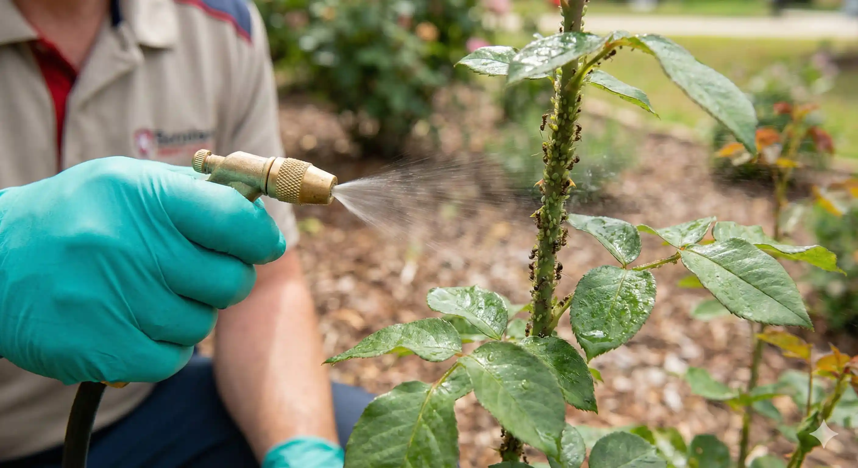 Treating aphid colonies to eliminate Argentine ant food sources