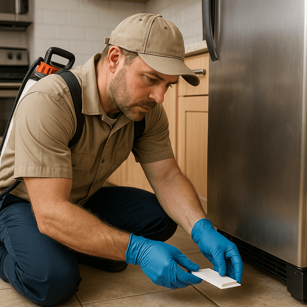 Ongoing preventive maintenance inspection and monitoring for cockroach control