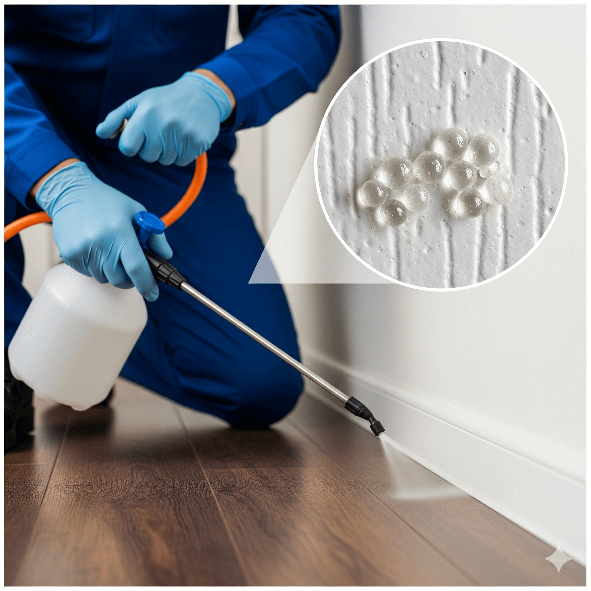 Microencapsulated insecticide application providing extended flea control