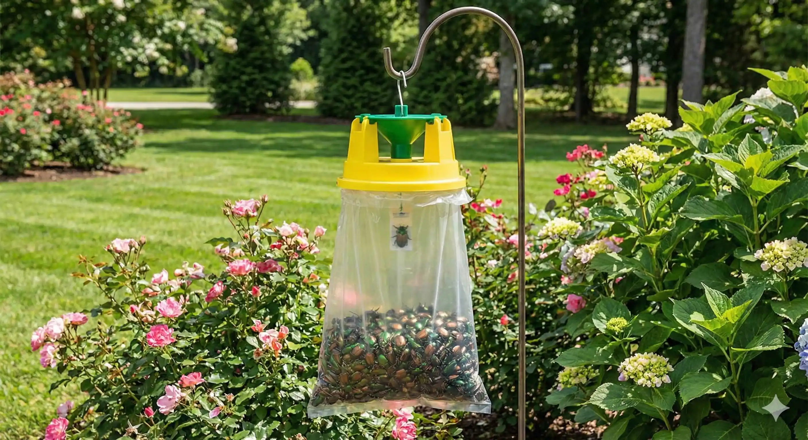 Professional pheromone trap system for Japanese beetle monitoring and capture
