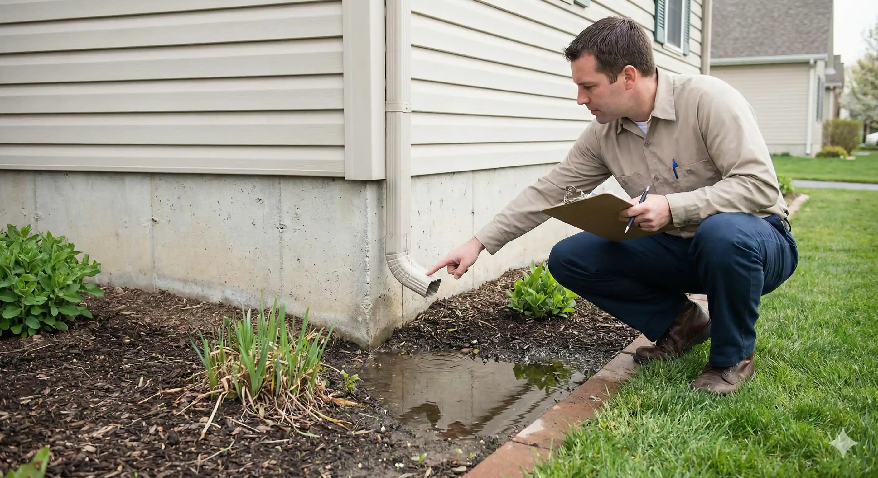 Identifying moisture issues contributing to millipede attraction