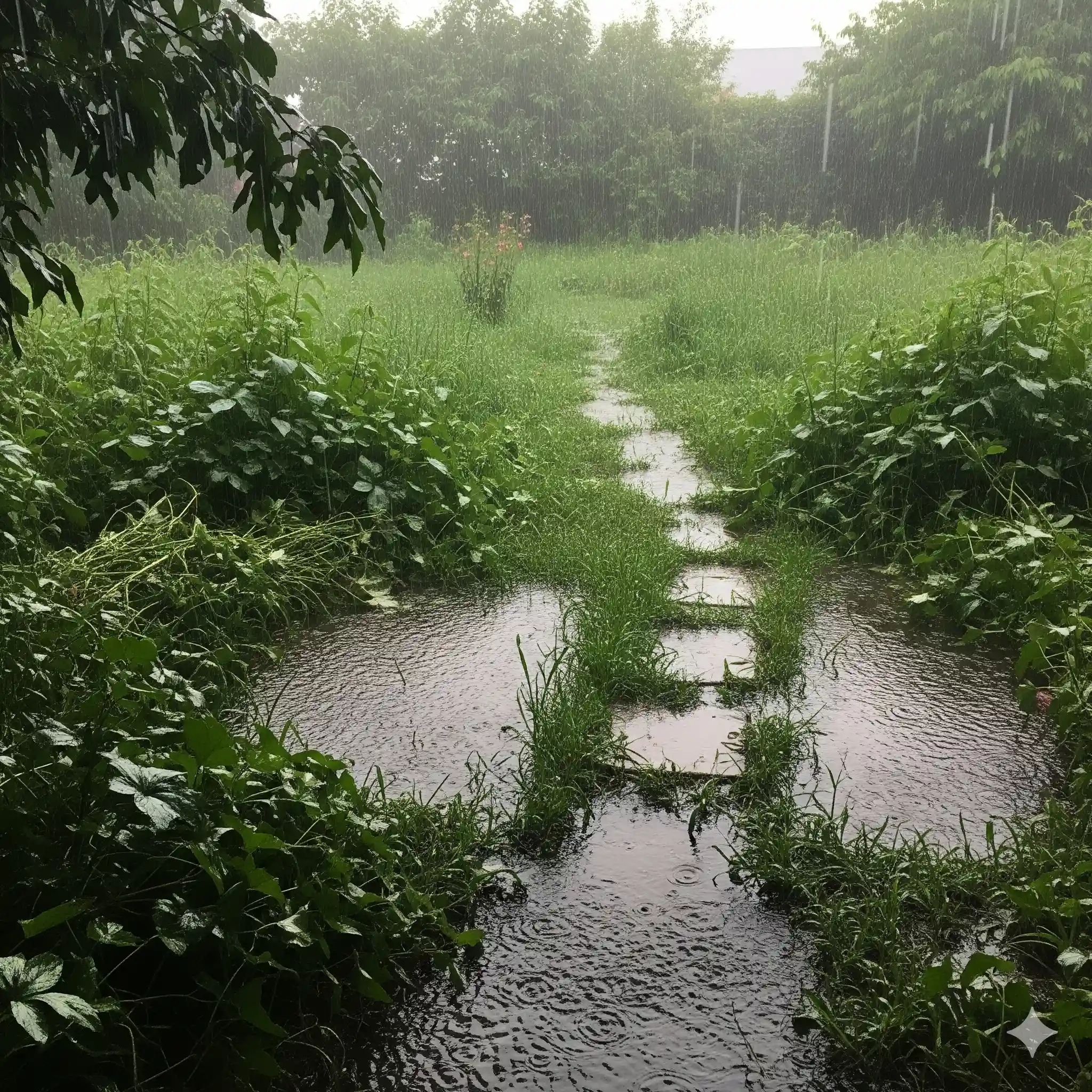 Seasonal rainfall and temperature patterns triggering mosquito breeding cycles