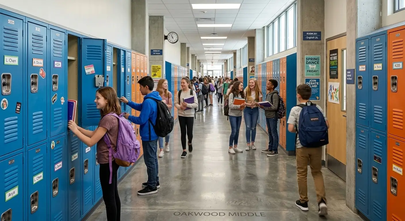School lockers that can harbor pests