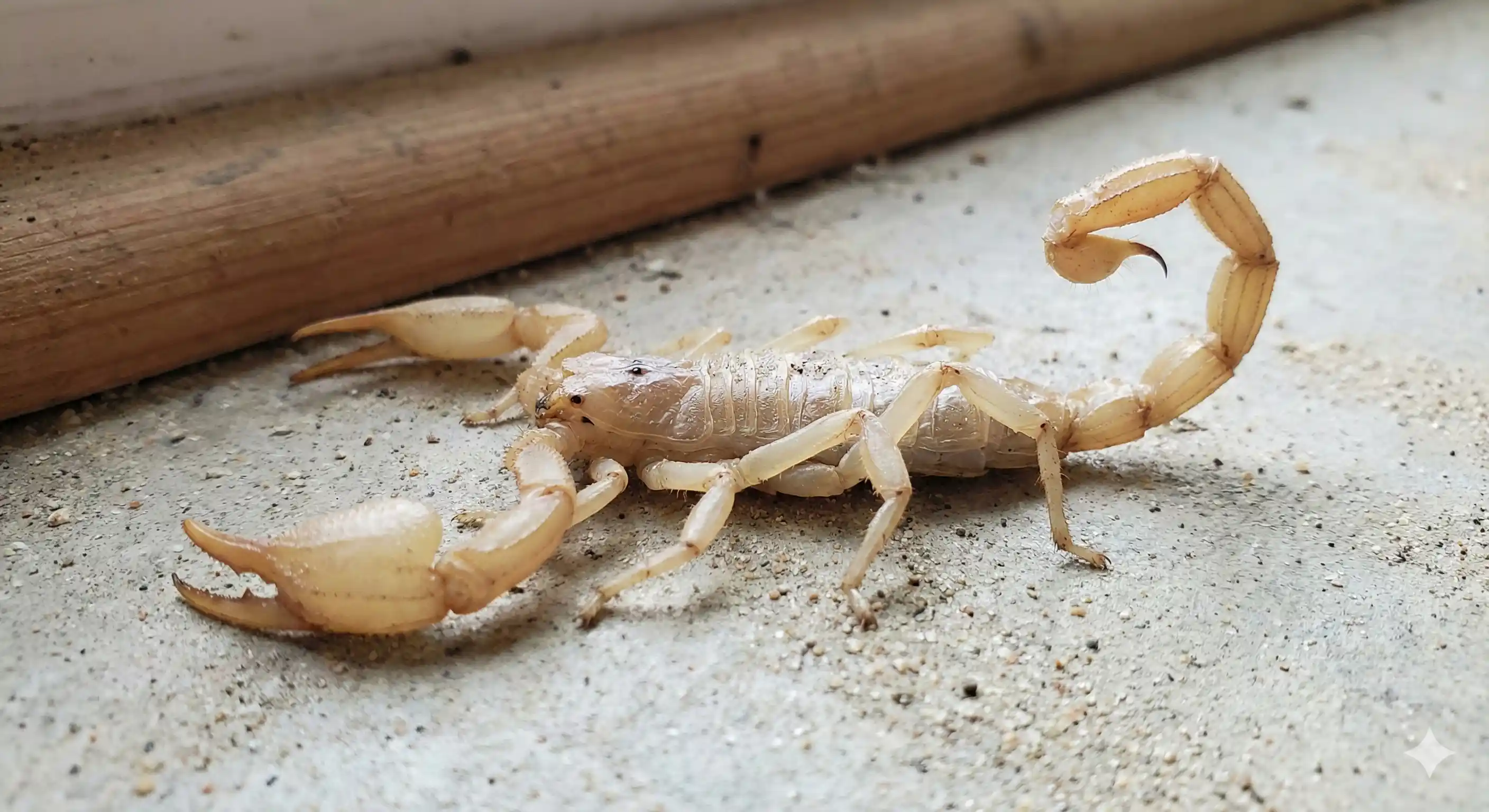 Scorpion molted exoskeleton found in home