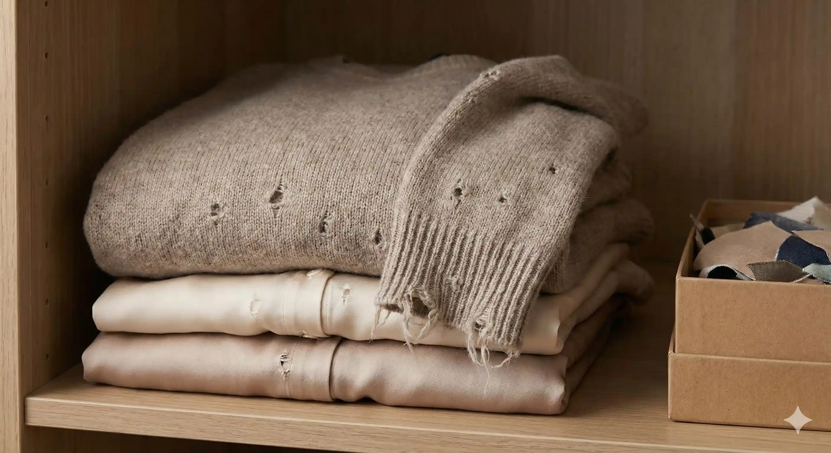 Clothing and textiles providing protein food sources for silverfish