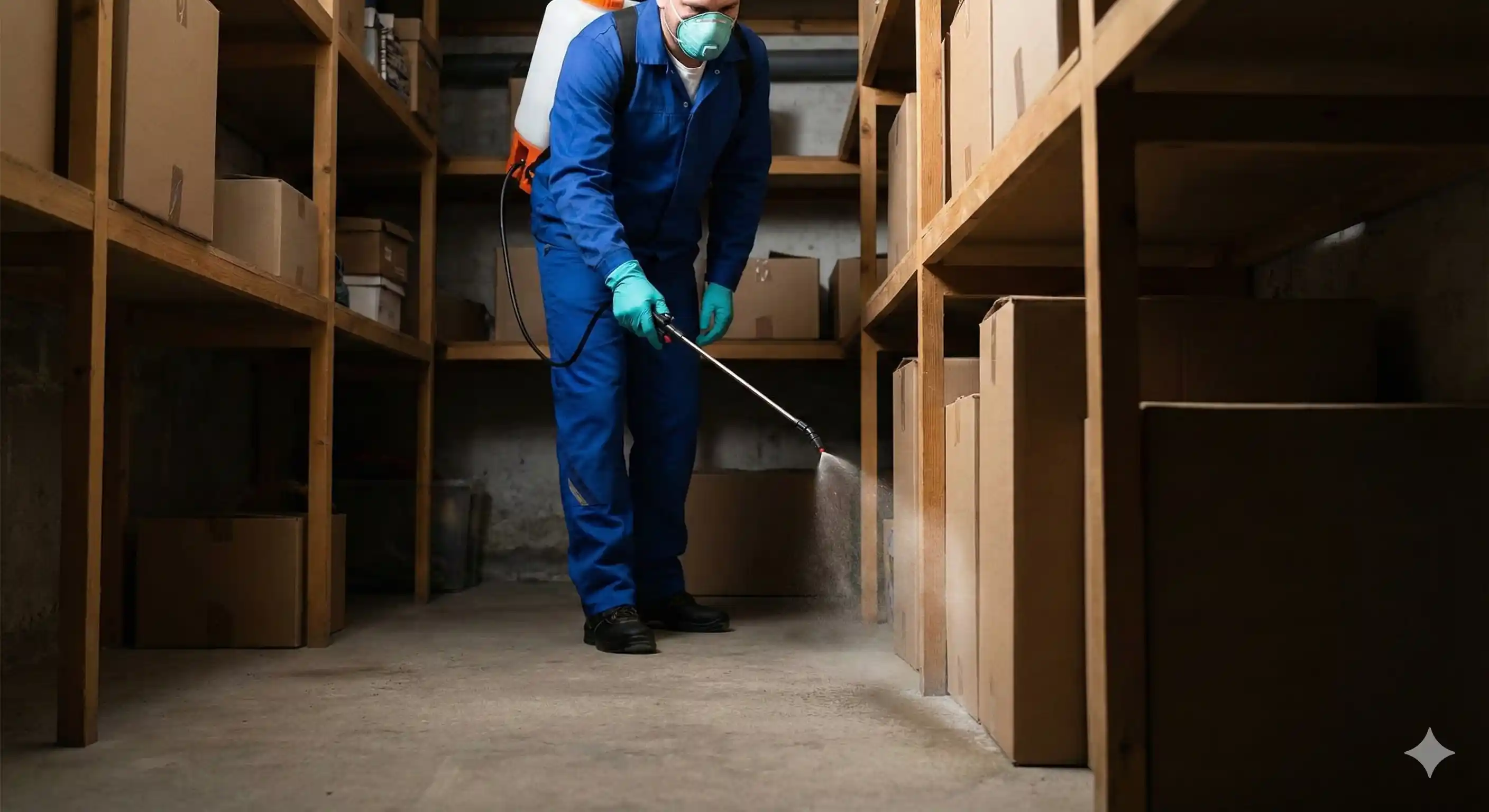 Applying microencapsulated residual treatment for long-lasting silverfish protection