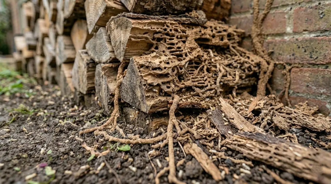 Soil conditions favorable for subterranean termite activity