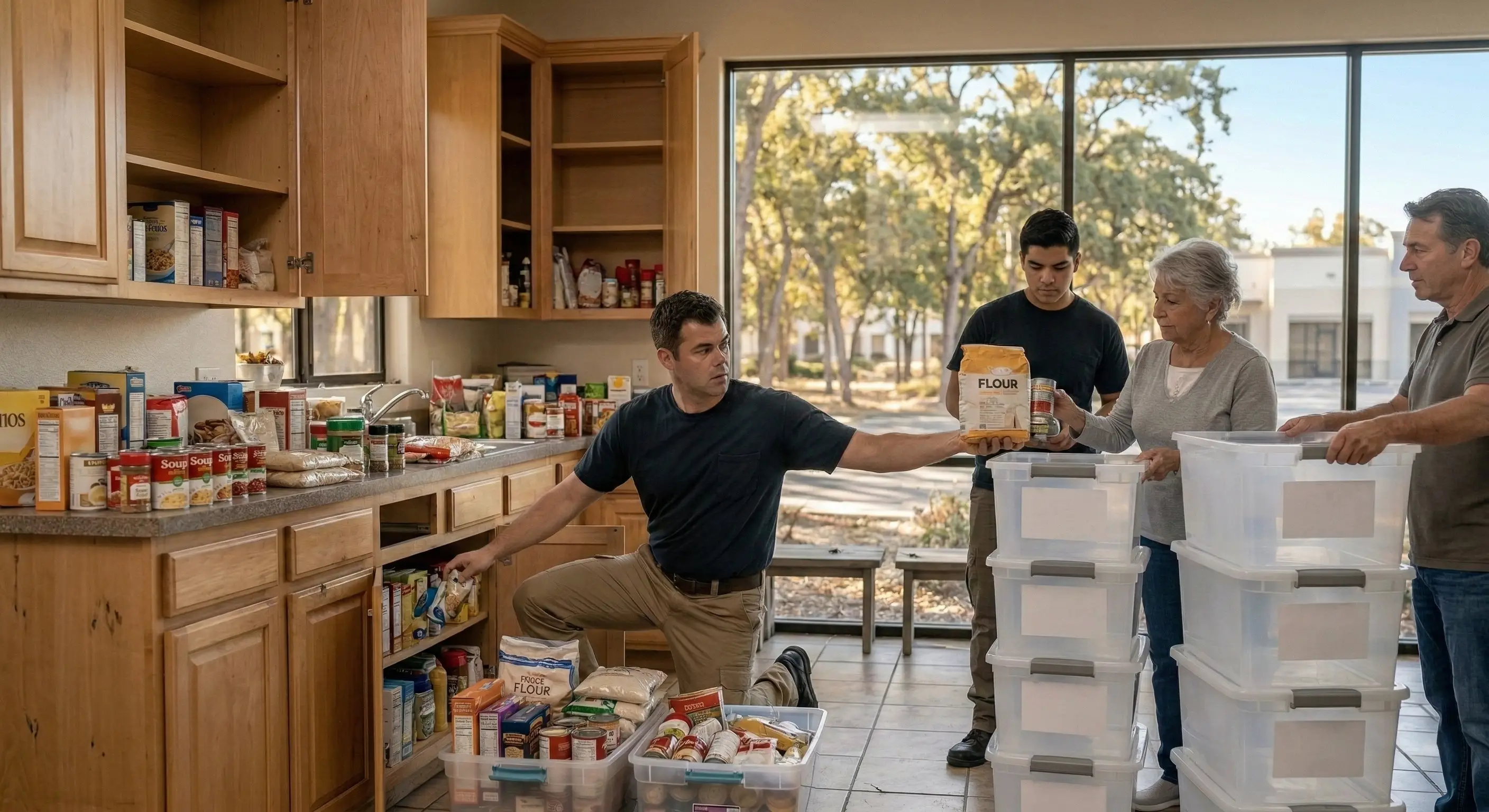 Homeowner preparing home for fumigation