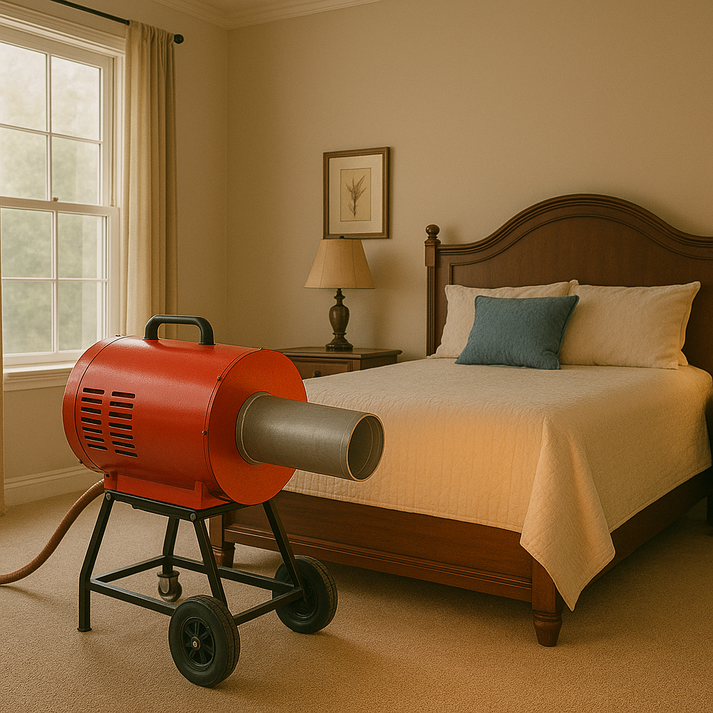 Controlled heat remediation treatment eliminating termites in hard to access areas