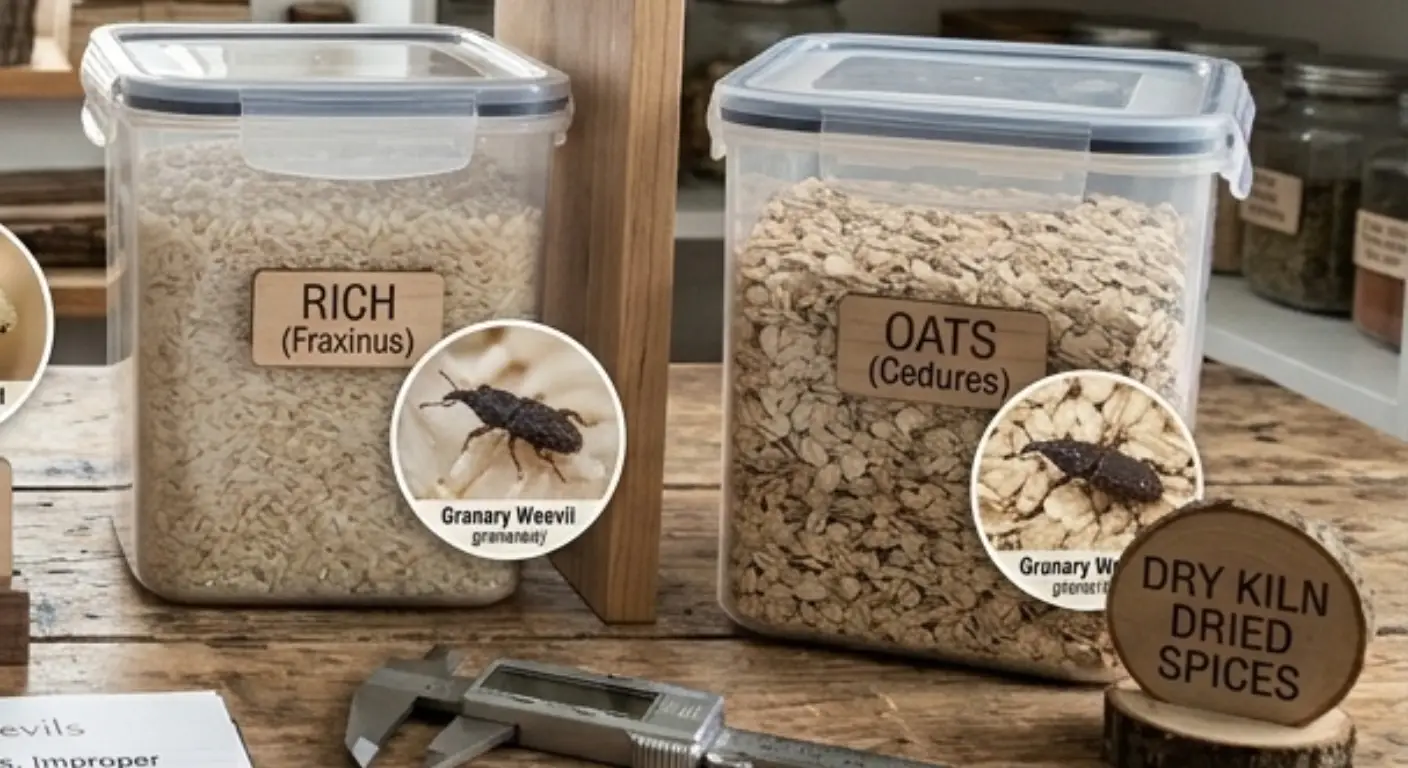 Environmental modifications and proper food storage for weevil prevention