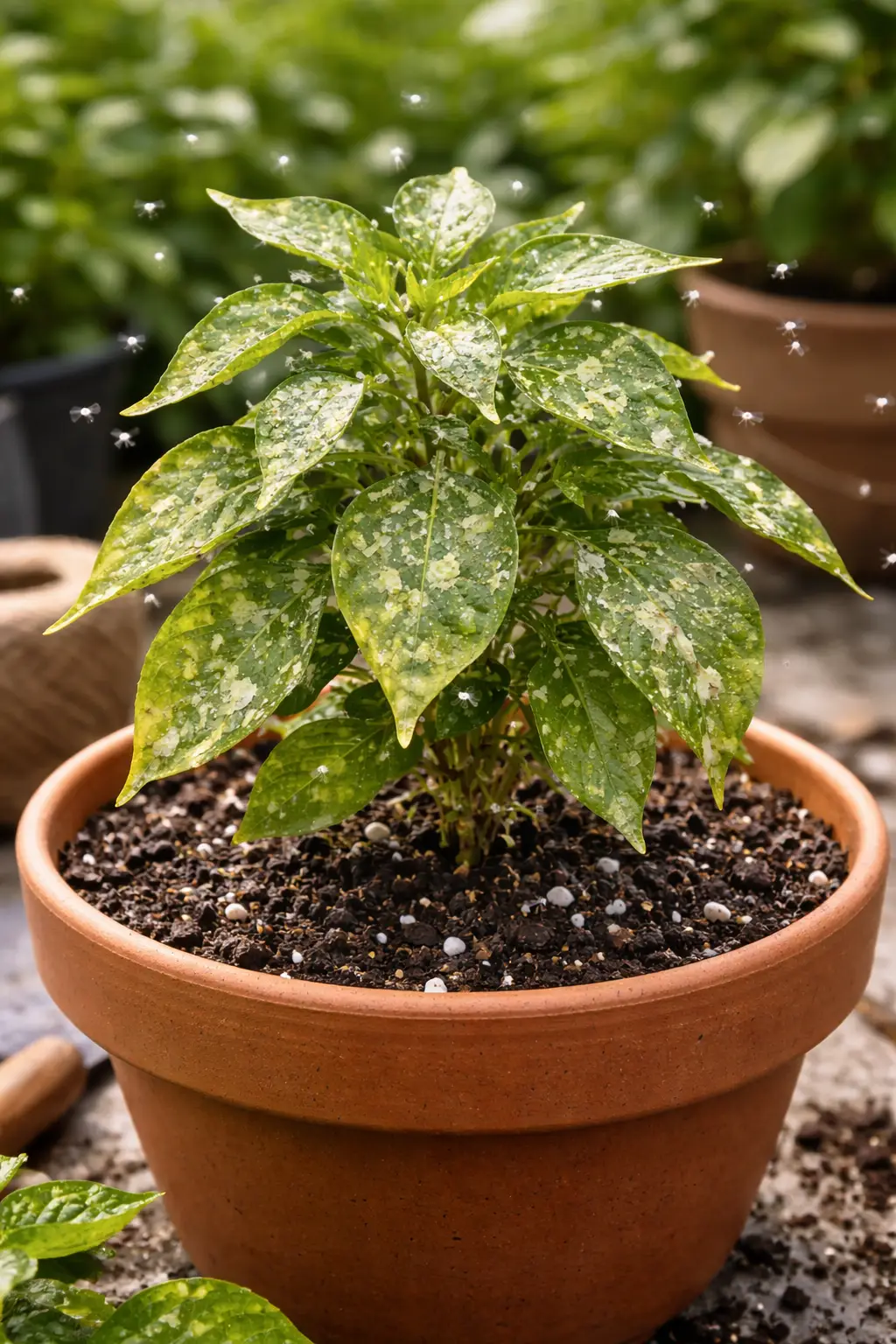 New plants from nursery potentially carrying whiteflies